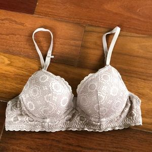 AERIE ‘Real Happy Plunge Push-Up Bra’